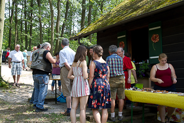 Besucher der Belegstelle